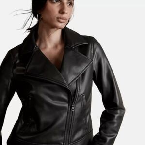 Banana Republic Vegan Leather Moto Jacket